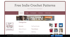 Desktop Screenshot of freeindiecrochetpatterns.com